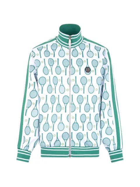 Tennis-print track jacket by PHILIPP PLEIN