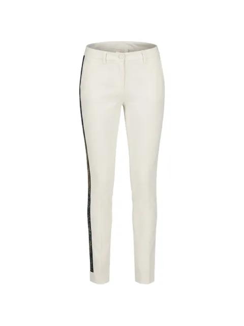 Veronique rhinestone-stripe trousers by PHILIPP PLEIN