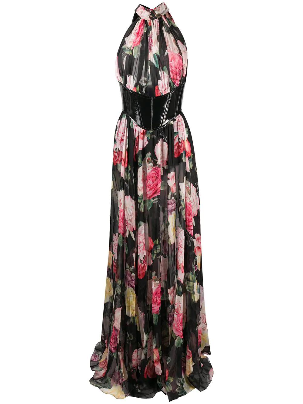 Vittoria floral print gown by PHILIPP PLEIN