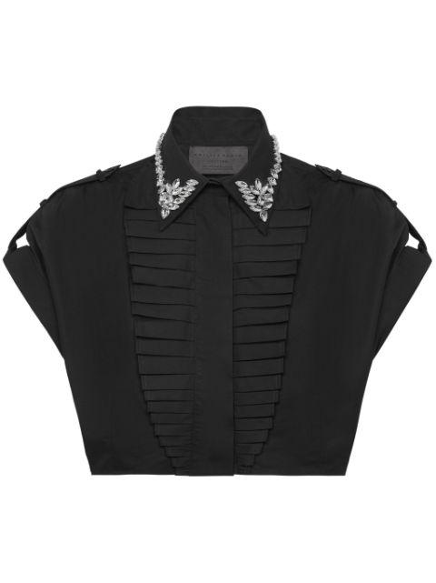 Voulant cropped shirt by PHILIPP PLEIN