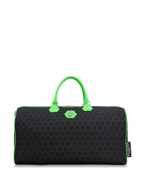 Weekend jacquard monogram holdall bag by PHILIPP PLEIN