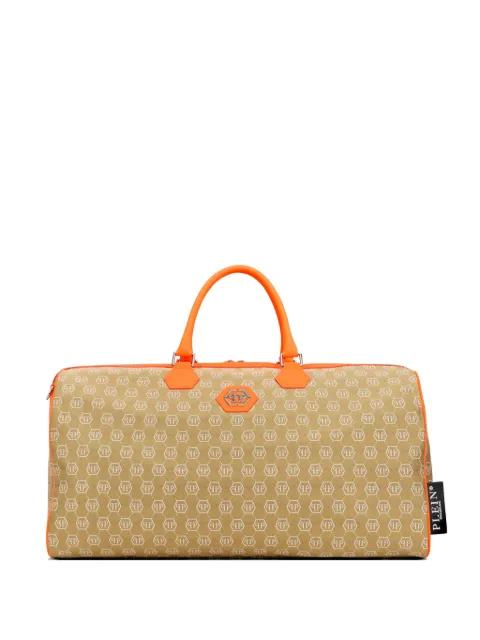 Weekend monogram-jacquard holdall bag by PHILIPP PLEIN