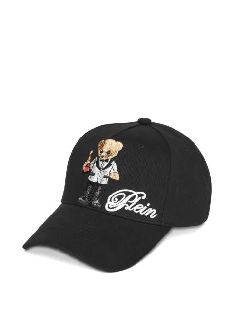 bear-embroidered baseball cap by PHILIPP PLEIN