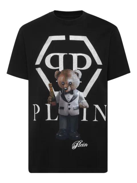 bear-print T-shirt by PHILIPP PLEIN