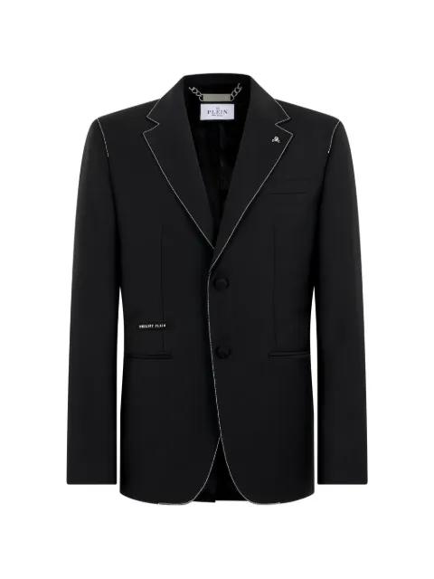 blazer contrast stitching by PHILIPP PLEIN
