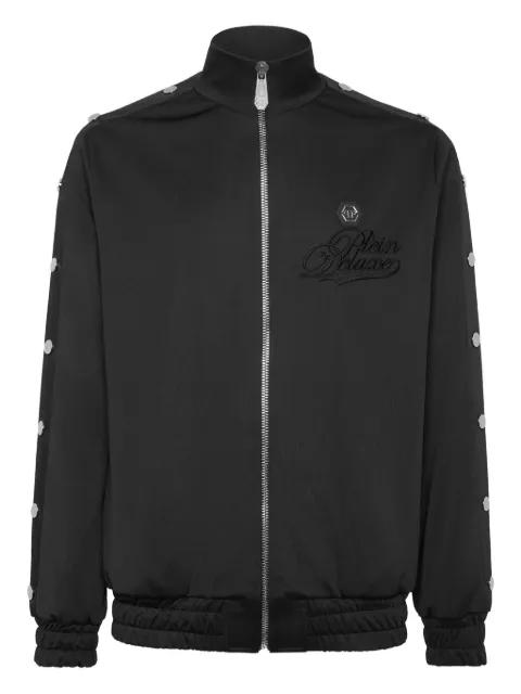 button-detail track jacket by PHILIPP PLEIN