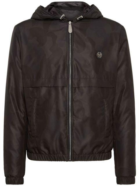 camouflage-print hoodied jacket by PHILIPP PLEIN