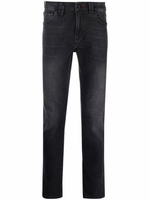 carrot-fit denim jeans by PHILIPP PLEIN