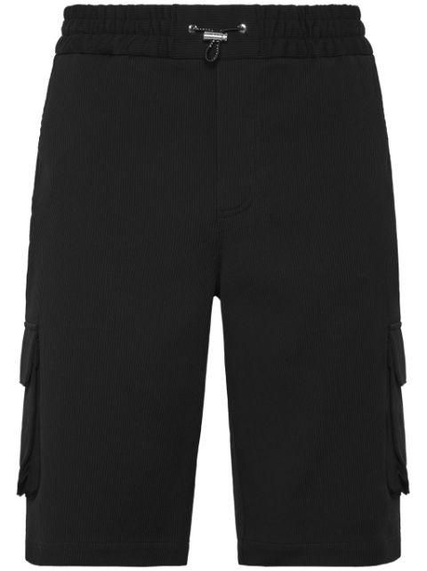cotton cargo shorts by PHILIPP PLEIN