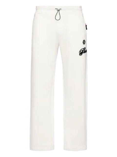 cotton track pants by PHILIPP PLEIN