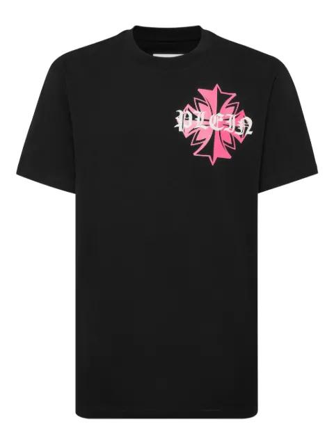 crest-print round neck T-shirt by PHILIPP PLEIN