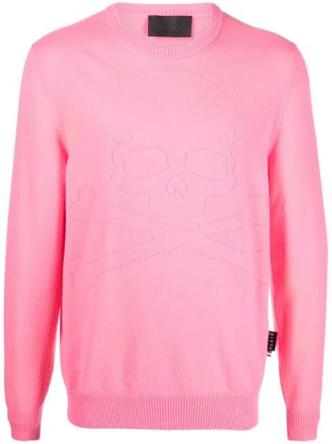 crew neck cashmere jumper by PHILIPP PLEIN