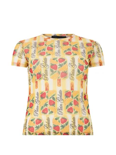 crew-neck fruit-print T-shirt by PHILIPP PLEIN