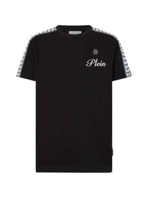 crew-neck tape T-shirt by PHILIPP PLEIN