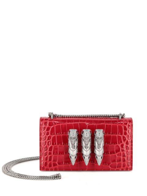 crocodile-embossed shoulder bag by PHILIPP PLEIN