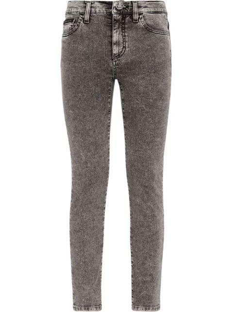 cropped skinny-cut jeans by PHILIPP PLEIN