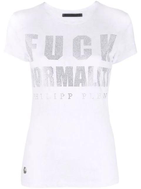 crystal-embellished T-shirt by PHILIPP PLEIN