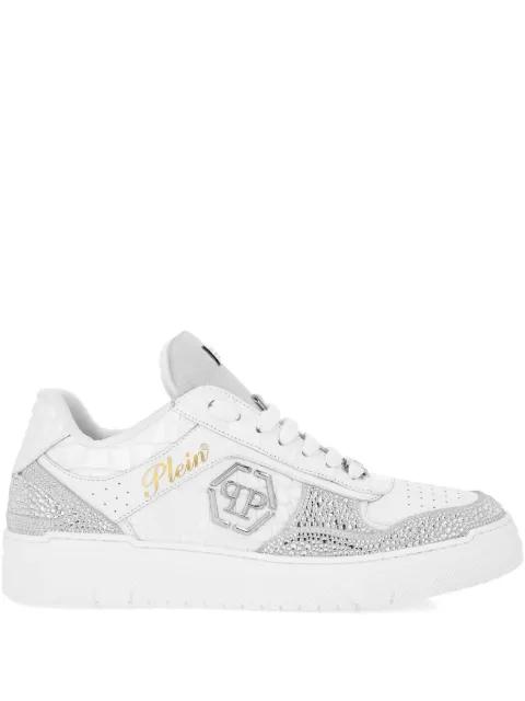 crystal-embellished low-top sneakers by PHILIPP PLEIN