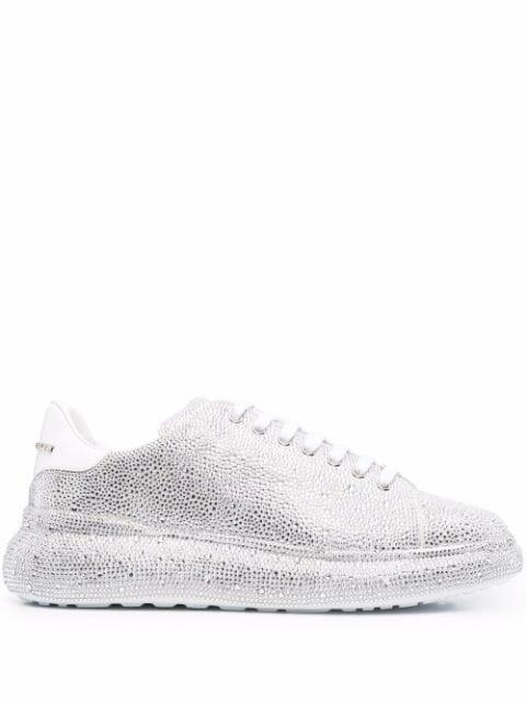 crystal-embellished low top sneakers by PHILIPP PLEIN