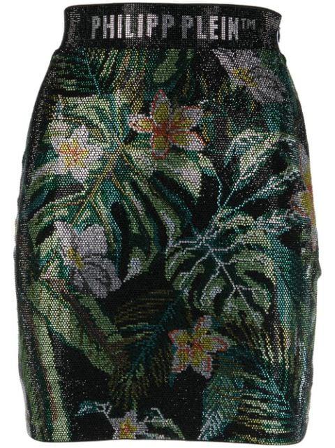 crystal-embellished mini skirt by PHILIPP PLEIN