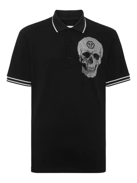 crystal-embellished polo shirt by PHILIPP PLEIN