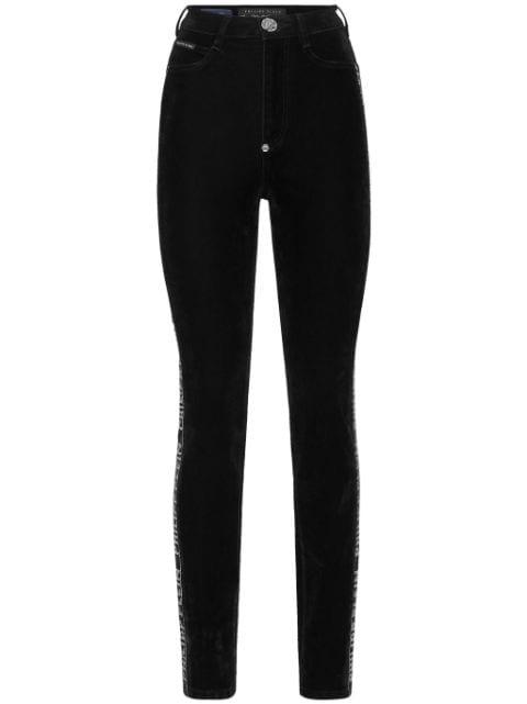crystal-embellished skinny jeans by PHILIPP PLEIN