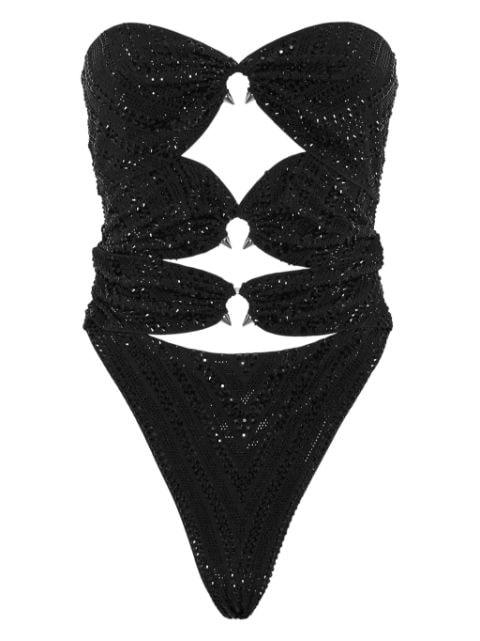 crystal-embellished swimsuit by PHILIPP PLEIN