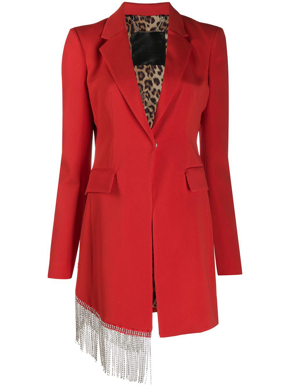 crystal fringe blazer by PHILIPP PLEIN