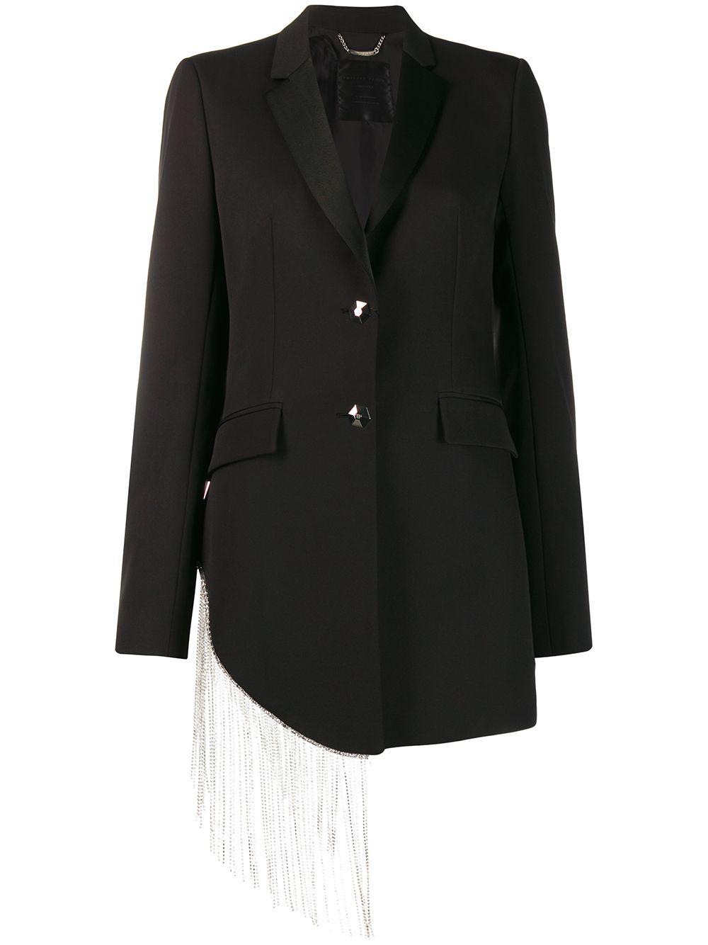 crystal fringe blazer by PHILIPP PLEIN