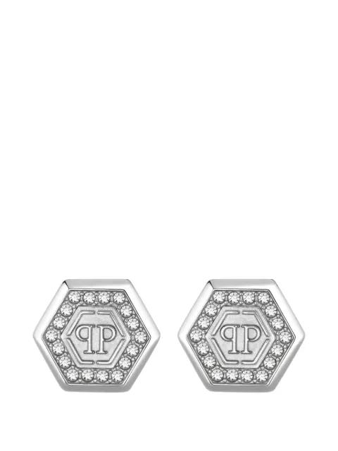 crystal legacy earrings by PHILIPP PLEIN