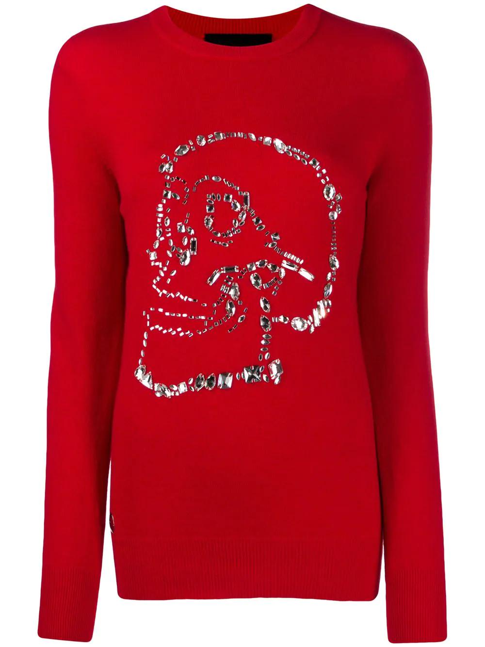 crystal-skull sweater by PHILIPP PLEIN