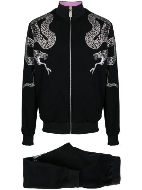 crystal snake track suit by PHILIPP PLEIN