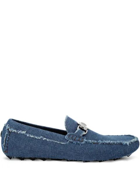 denim loafers by PHILIPP PLEIN