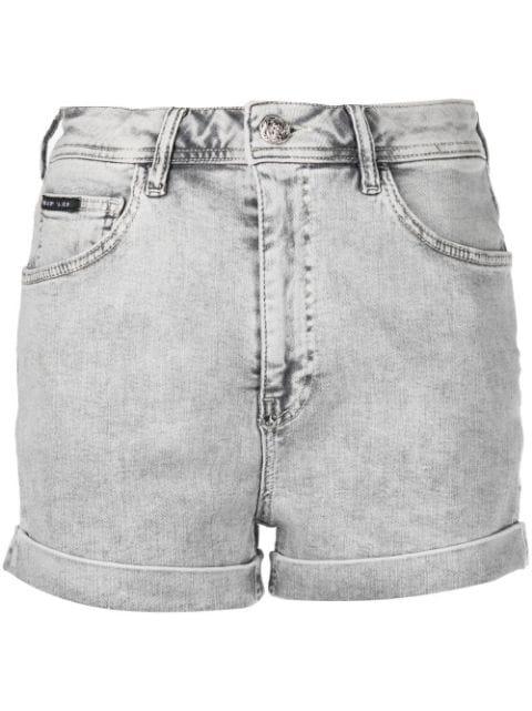 denim short shorts by PHILIPP PLEIN