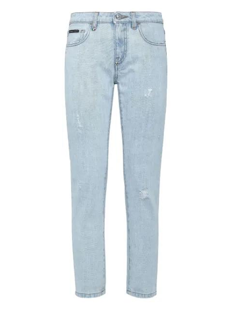 distressed-effect boyfriend jeans by PHILIPP PLEIN