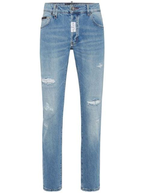 distressed skinny jeans by PHILIPP PLEIN