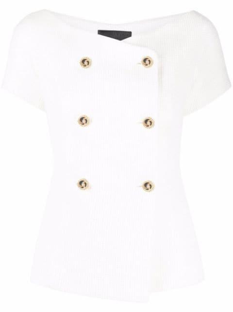 double-breasted short-sleeve blazer by PHILIPP PLEIN