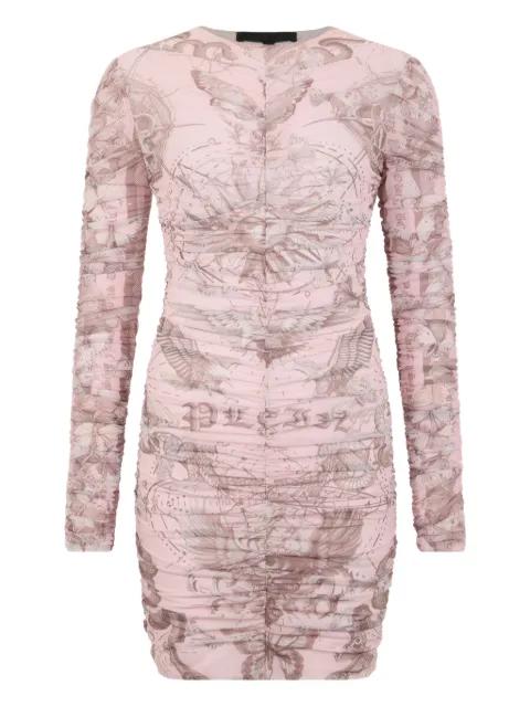 draped mini dress by PHILIPP PLEIN
