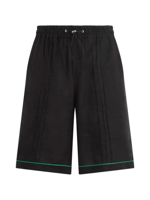 drawstring pleated shorts by PHILIPP PLEIN