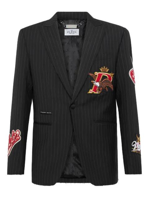 eagle-appliqué blazer by PHILIPP PLEIN