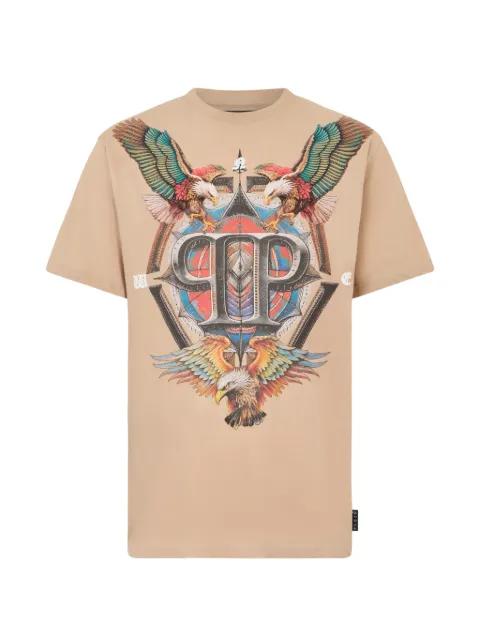 eagle-graphic T-shirt by PHILIPP PLEIN