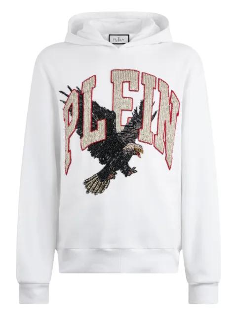 eagle hoodied sweatshirt by PHILIPP PLEIN