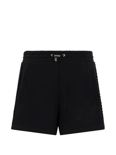 elastic-waistband shorts by PHILIPP PLEIN