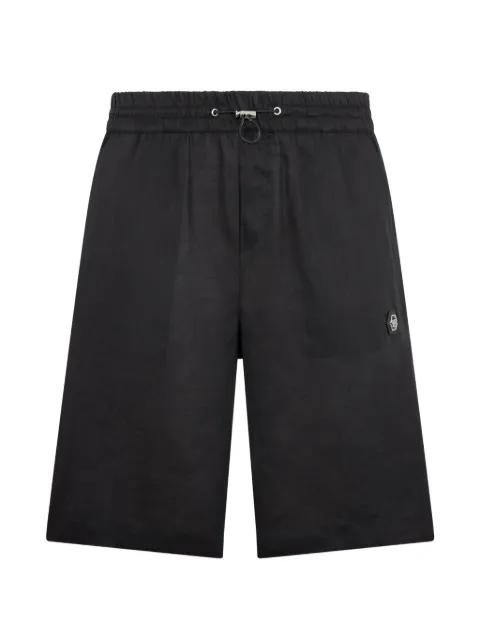 elastic-waistband shorts by PHILIPP PLEIN