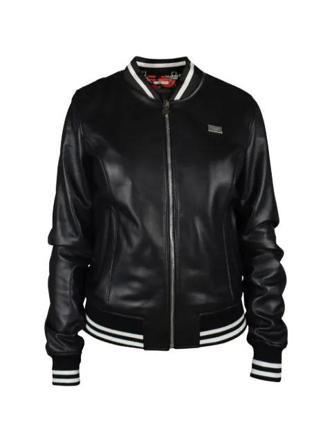 elasticated trim bomber jacket by PHILIPP PLEIN