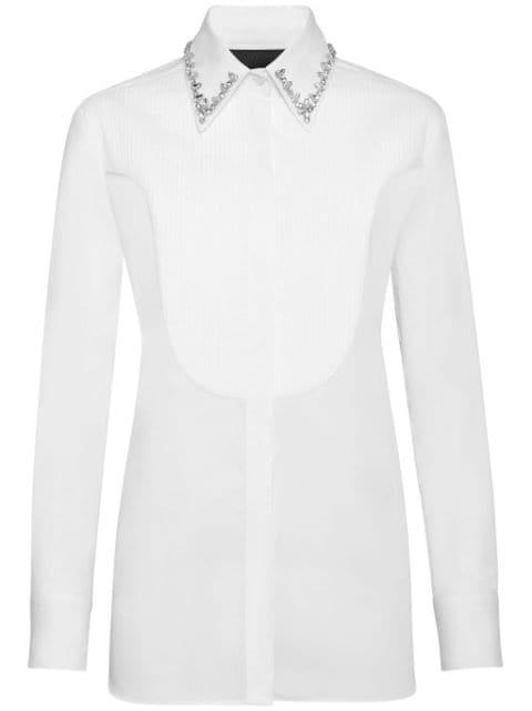 embellished long-sleeve shirt by PHILIPP PLEIN