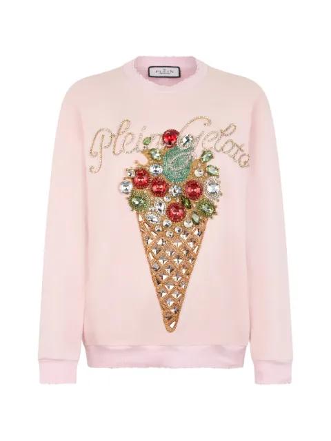 embellished sweatshirt by PHILIPP PLEIN