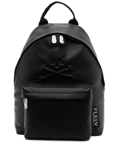 embossed skull backpack by PHILIPP PLEIN