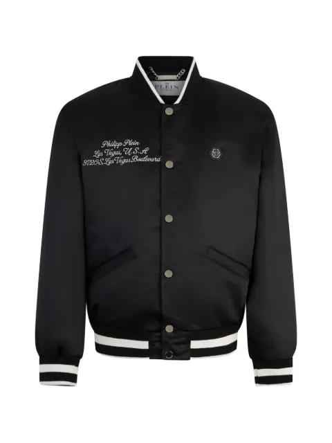 embroidered  bomber jacket by PHILIPP PLEIN