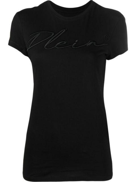 embroidered-logo cotton T-shirt by PHILIPP PLEIN